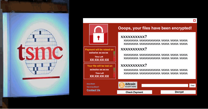 شرکت چیپ‌سازی TSMC باج افزار WannaCry را مسئول توقف خط تولید خود دانست