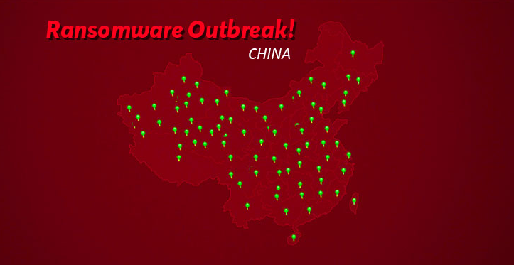حمله گسترده باجگیر در چین یکصد هزار کامپیوتر را آلوده کرد، هکر دستگیر شد