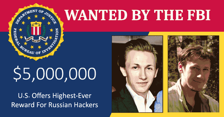 جایزه ۵ میلیون دلاری اف بی آی برای هکرهای روس سازنده بدافزار بانکی Drideex