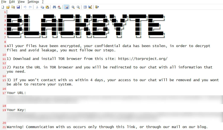 دانلود قفل شکن باج افزار BlackByte