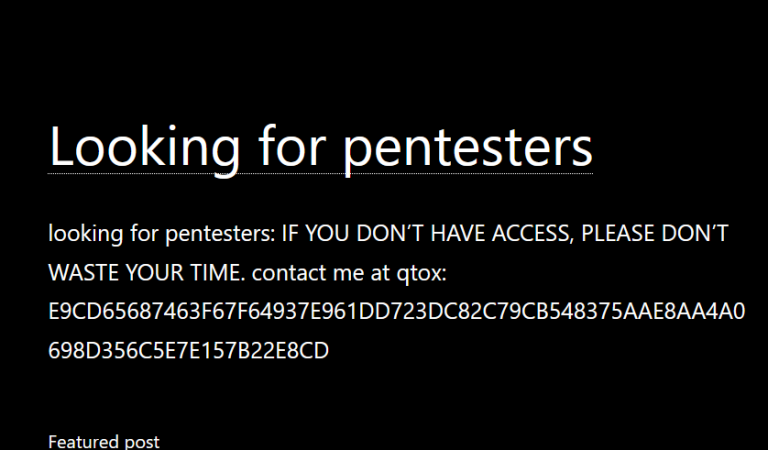 گروه باج‌افزاری MedusaLocker به دنبال جذب Pentester